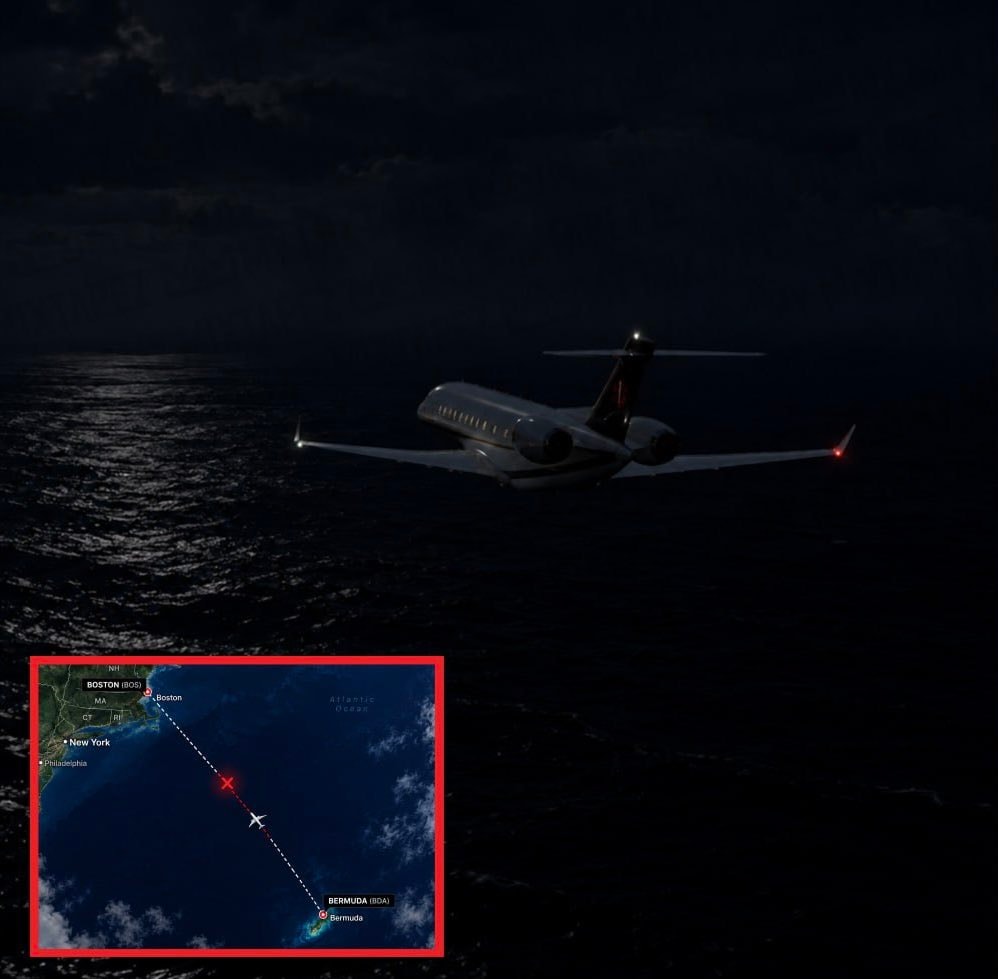 Air ambulance missing Bermuda to Boston