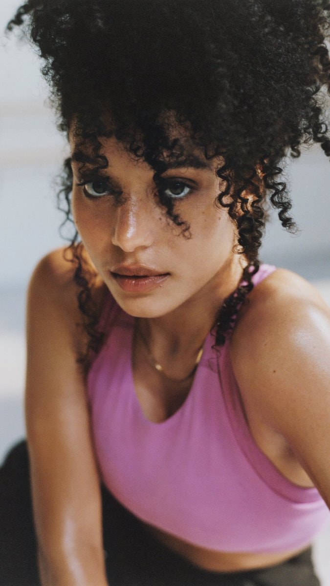curly hair beauty