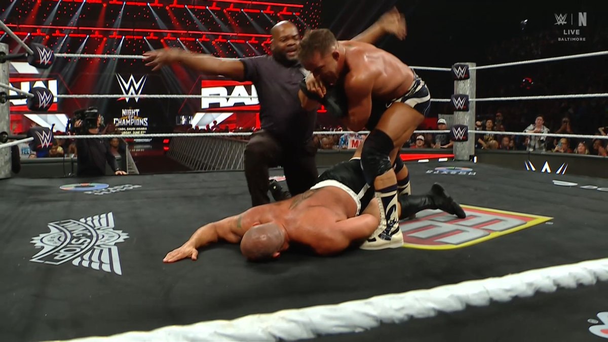 Chad Gable vs Rusev WWE Raw