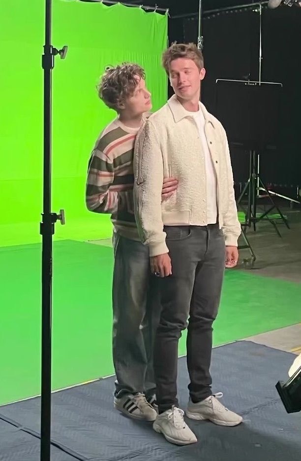 Patrick Schwarzenegger on Asa Germann X-MEN (photo 2 of 2)