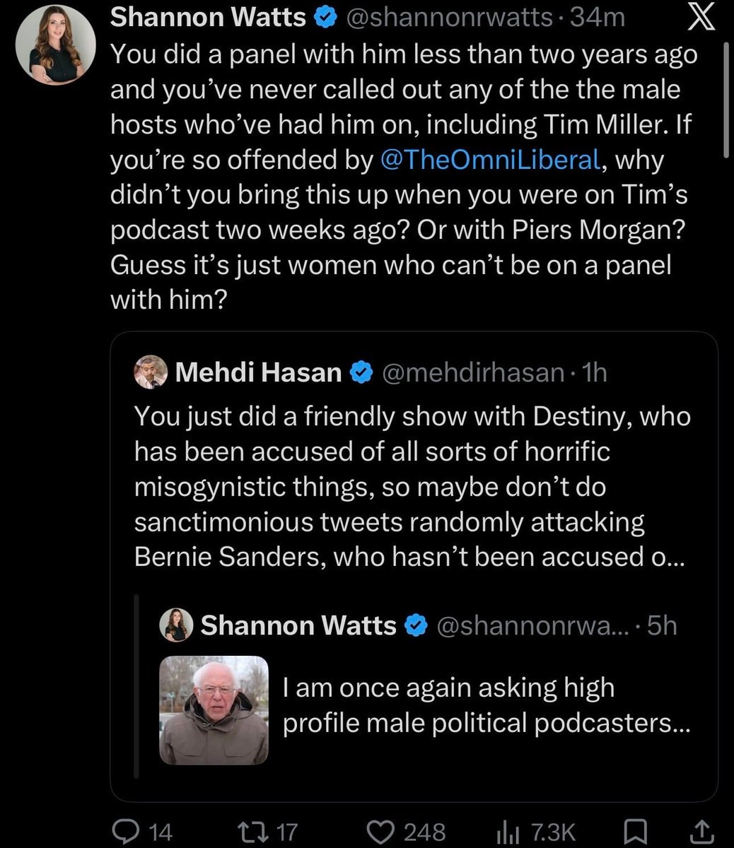 Shannon Watts Mehdi Hasan Destiny