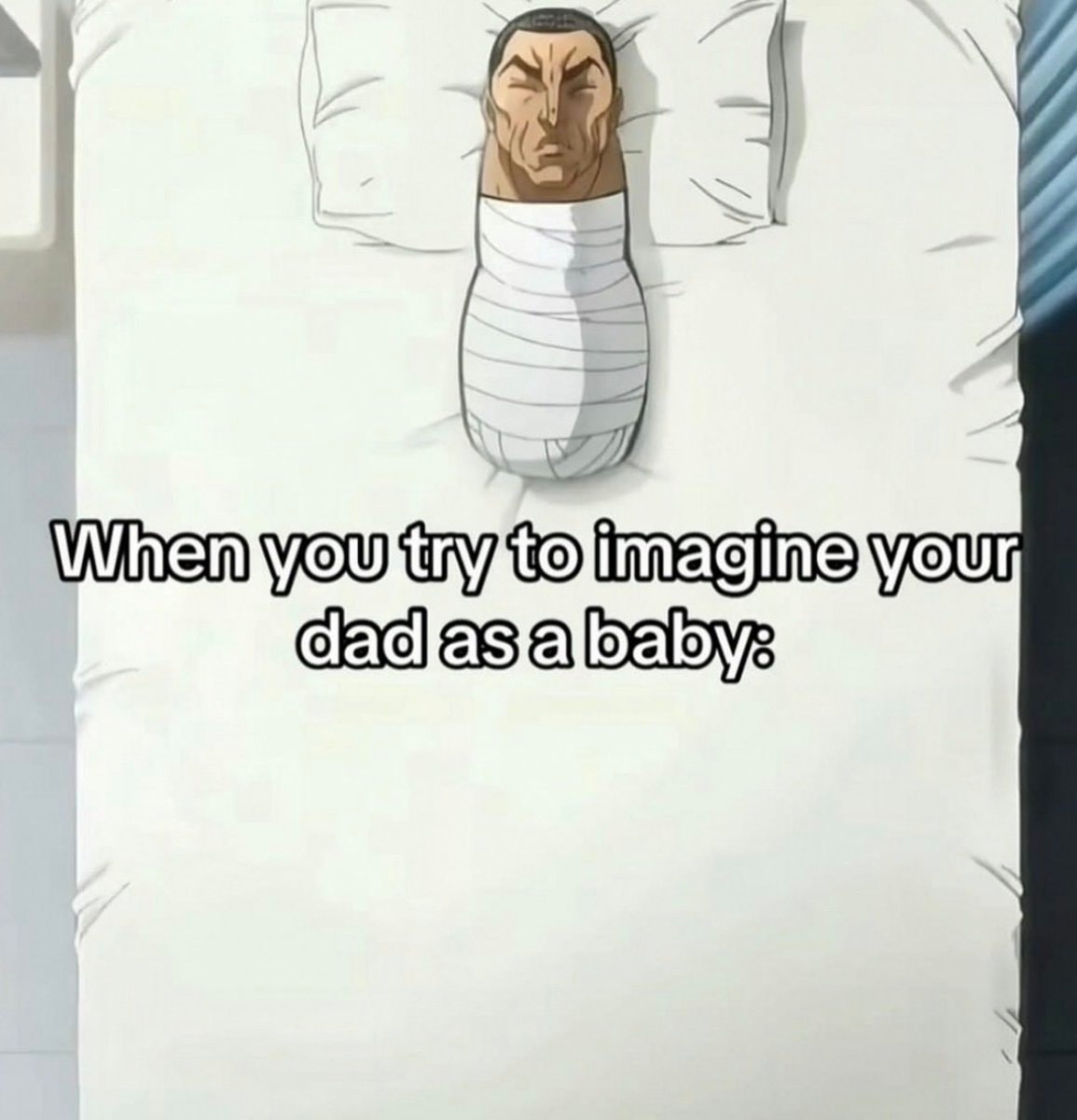 Dad as a baby meme