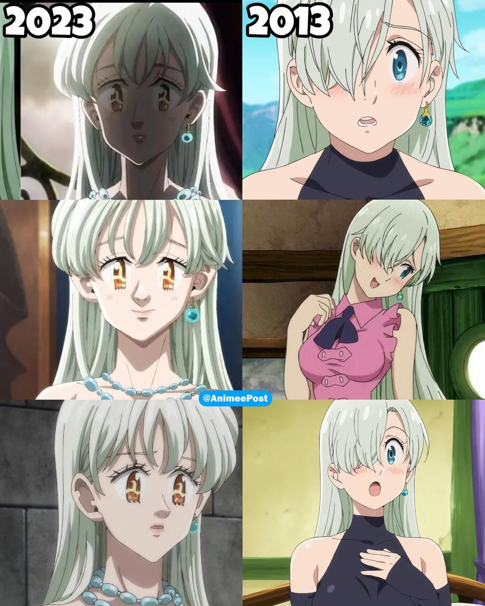 Elizabeth Liones 2013 vs 2023