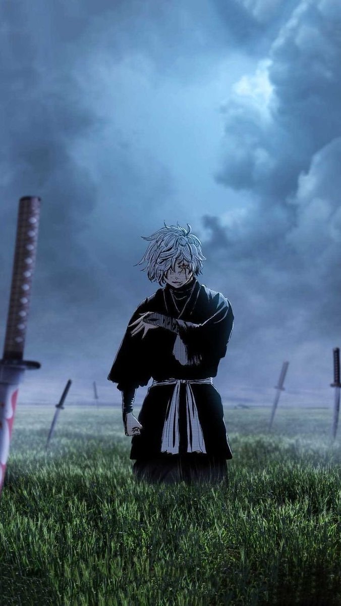anime character white hair