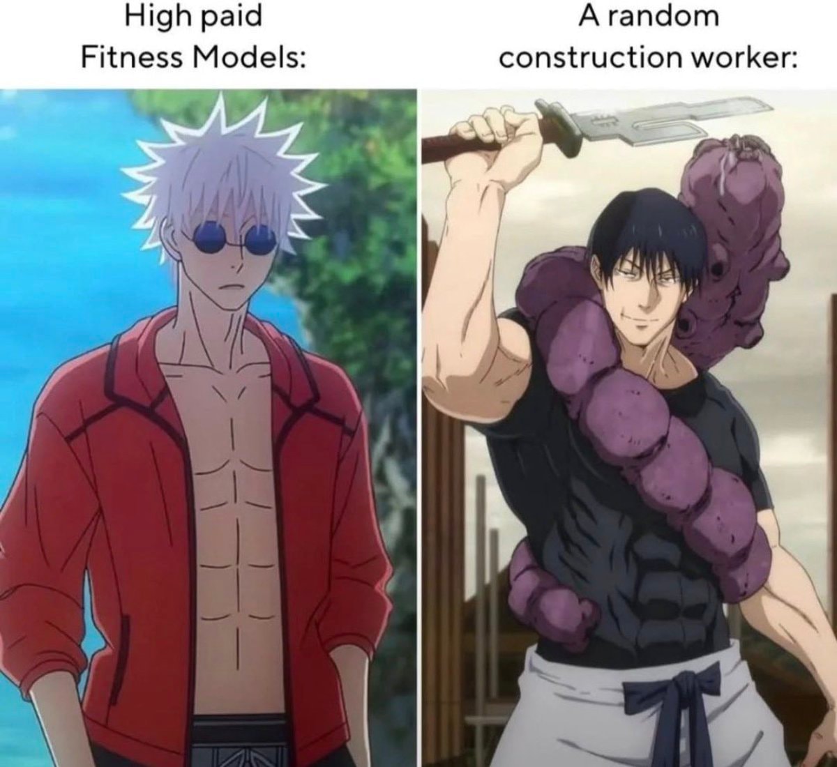 anime meme comparison