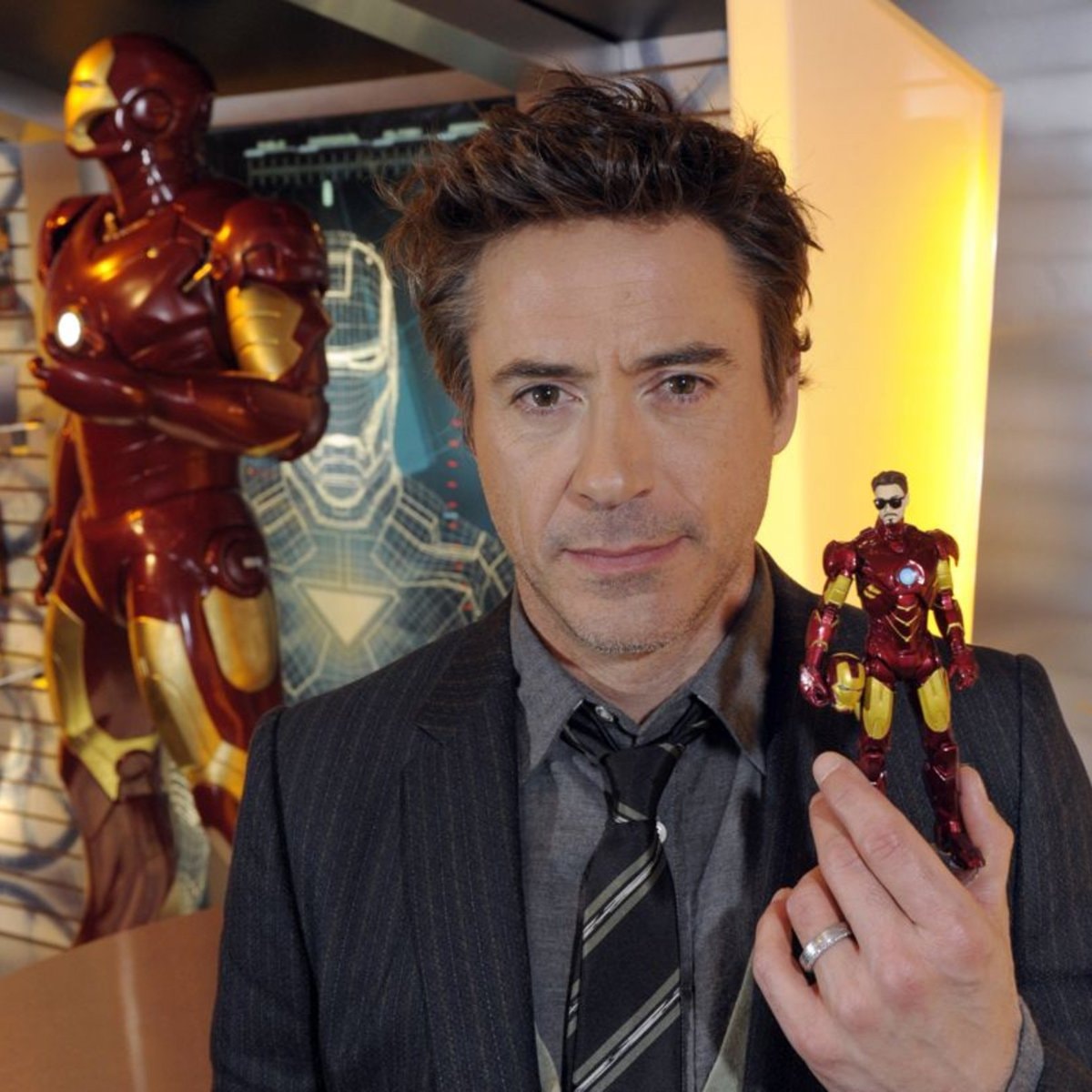 Robert Downey Jr. Iron Man statue