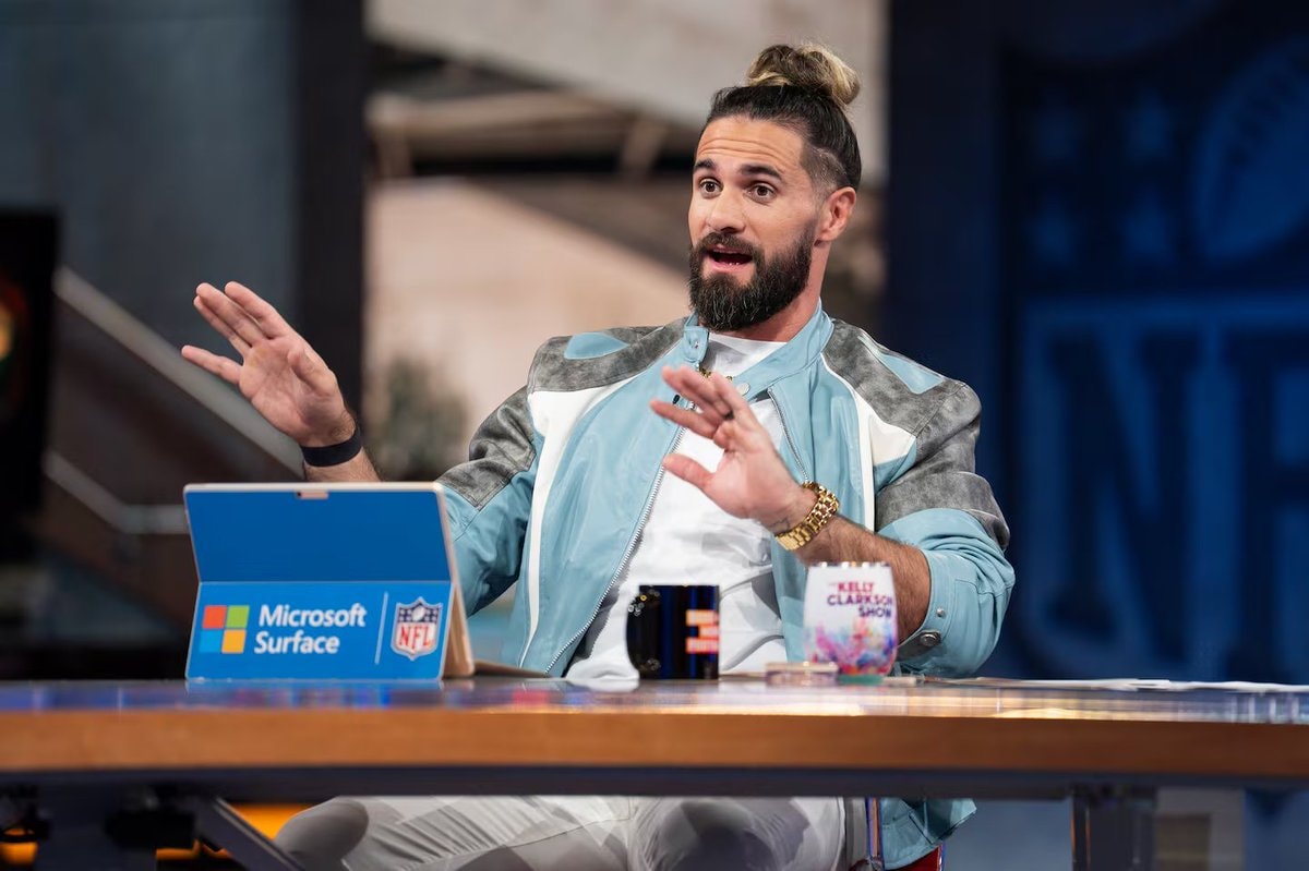 Seth Rollins NFL Kelly Clarkson Show interview