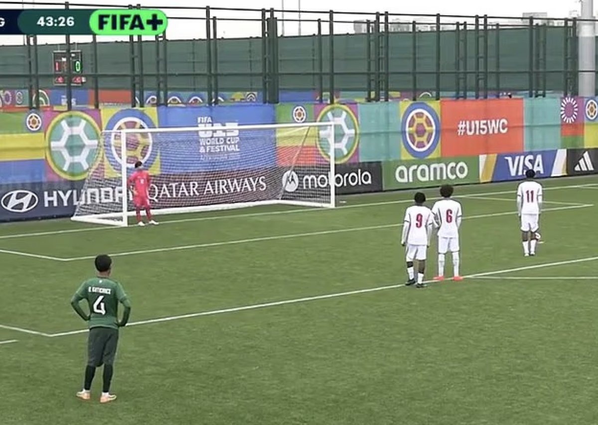 England U15s vs Bolivia World Cup Baku