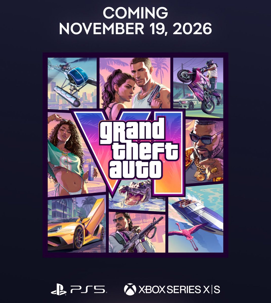 GTA 6 drops in 100 days GTA 6 drops in 100 days