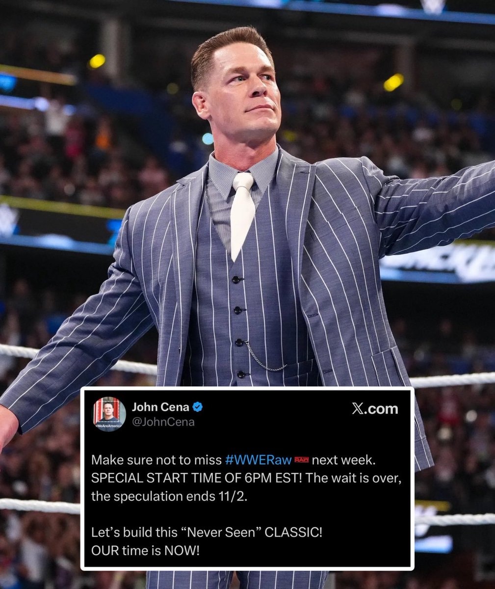 John Cena Classic details on WWERAW
