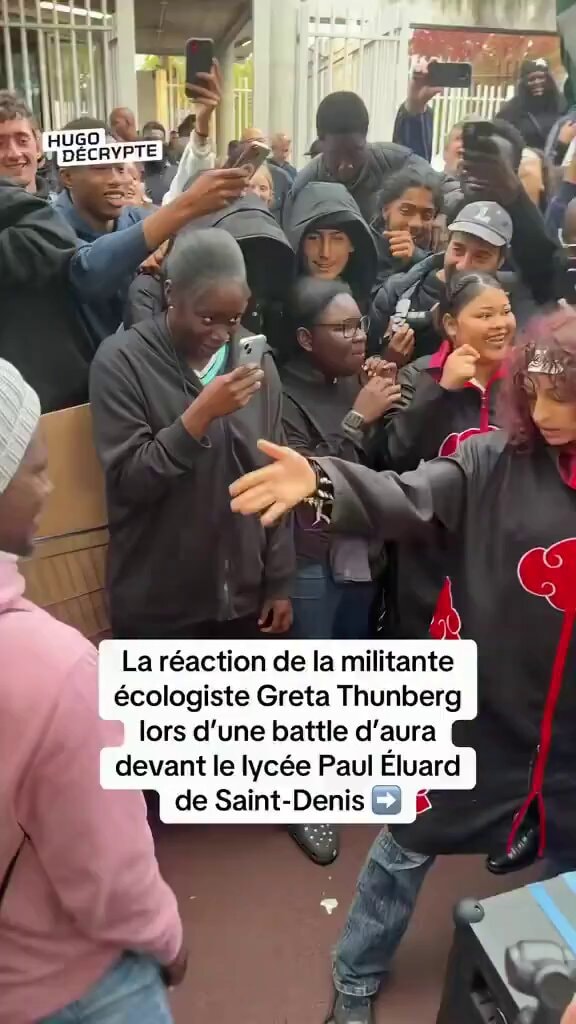 Greta Thunberg Saint-Denis Lycée Paul Éluard Greta Thunberg Saint-Denis Lycée Paul Éluard