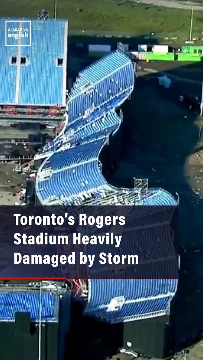 Rogers Stadium storm damage Toronto