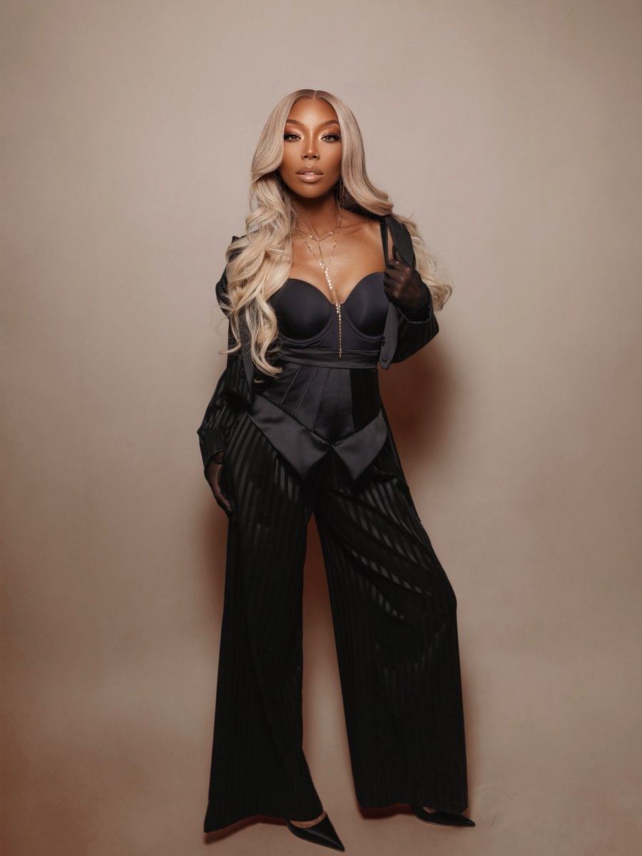 Brandy at Christian Siriano NYFW (photo 2 of 2)
