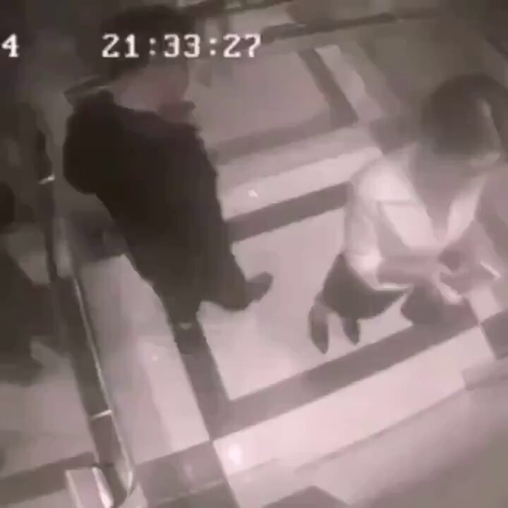 Elevator harassment reaction