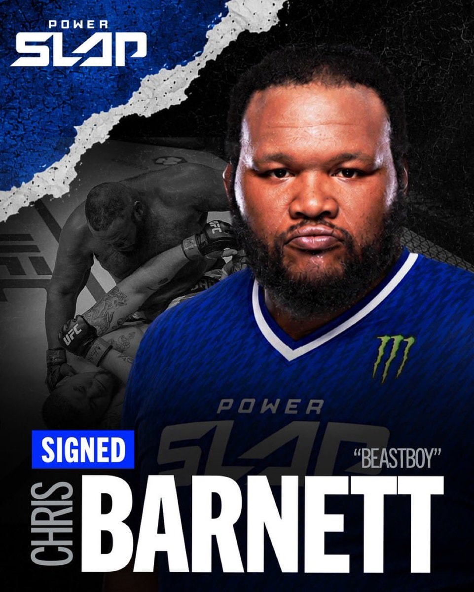 Chris Barnett Power Slap signing