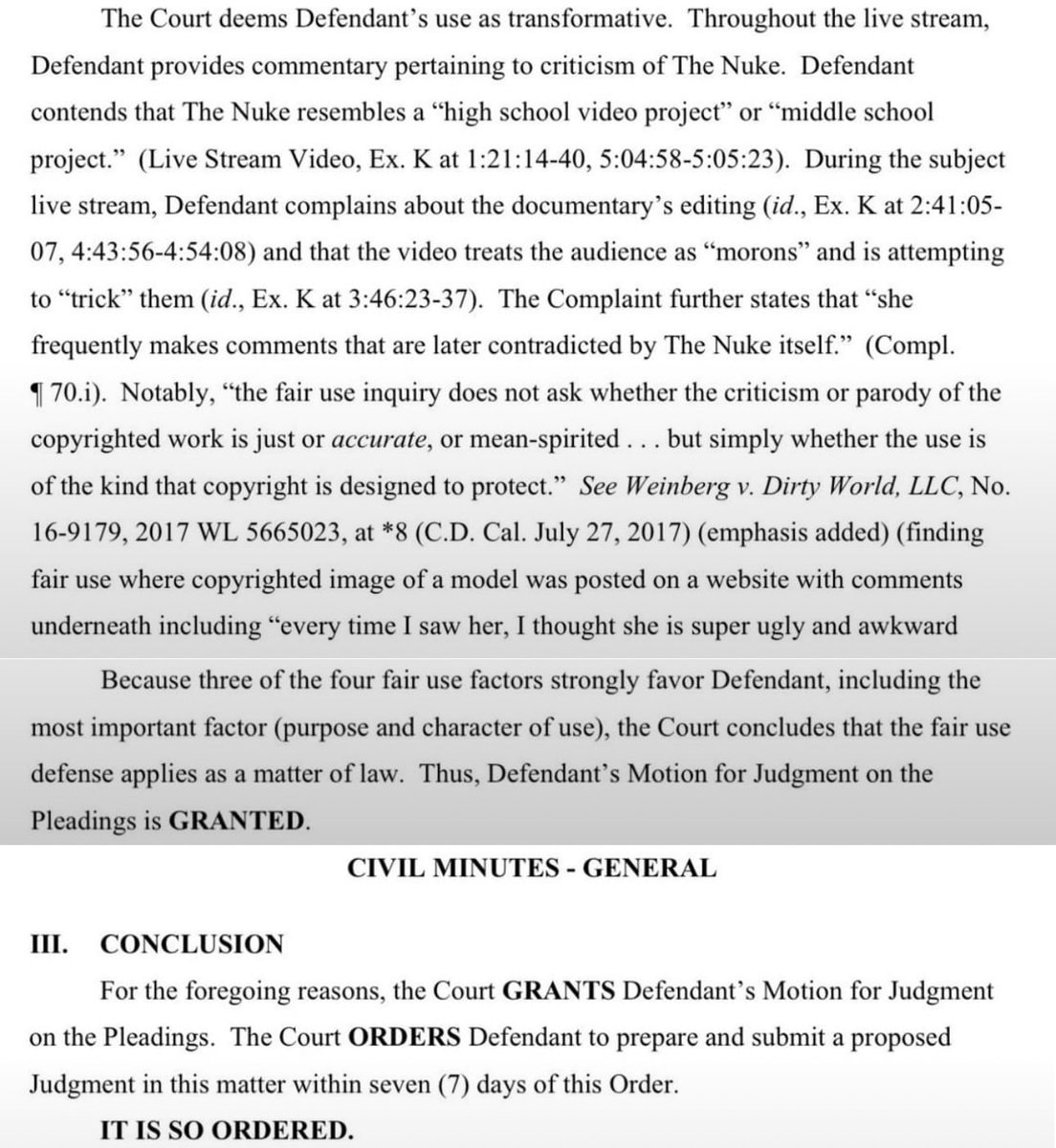 Denims wins lawsuit against Ethan Klein (photo 2 of 2)