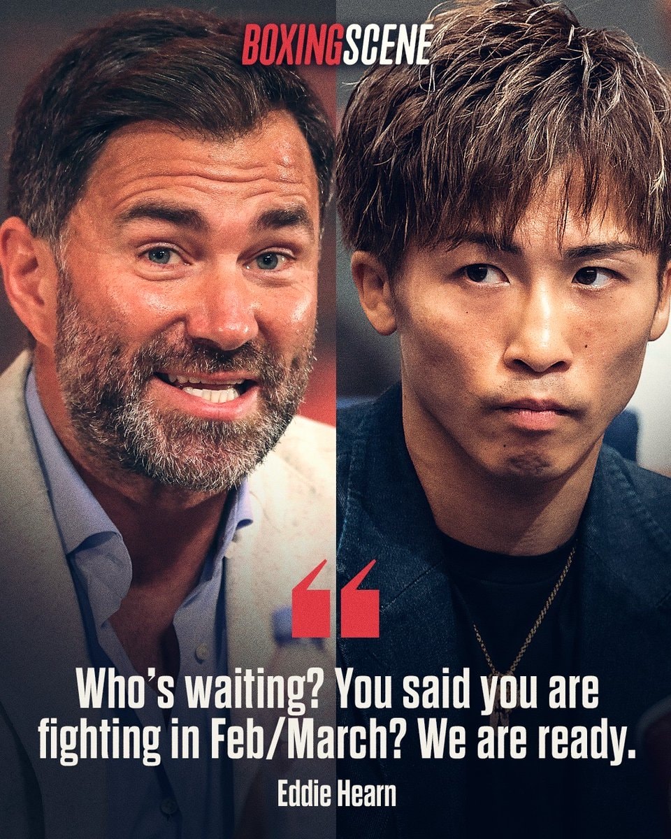 Eddie Hearn responds to Naoya Inoue