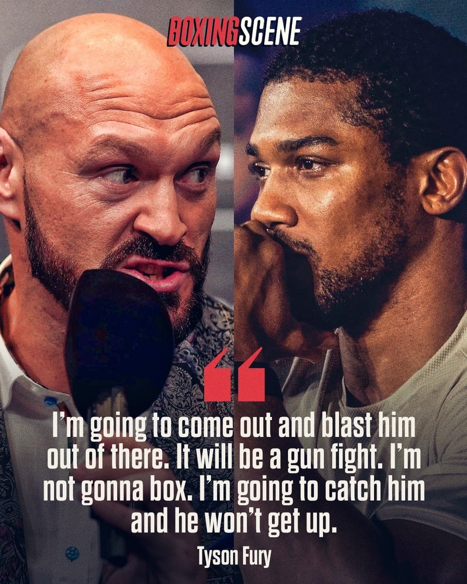 Tyson Fury Anthony Joshua game plan