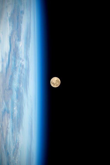 Full Moon from Space
