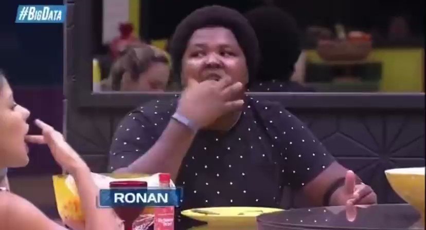 Ronan eating