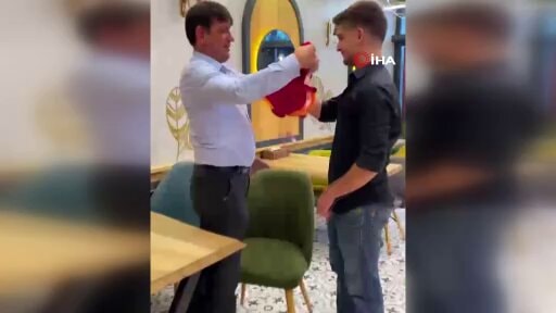 Trabzon gesture for Galatasaray fan