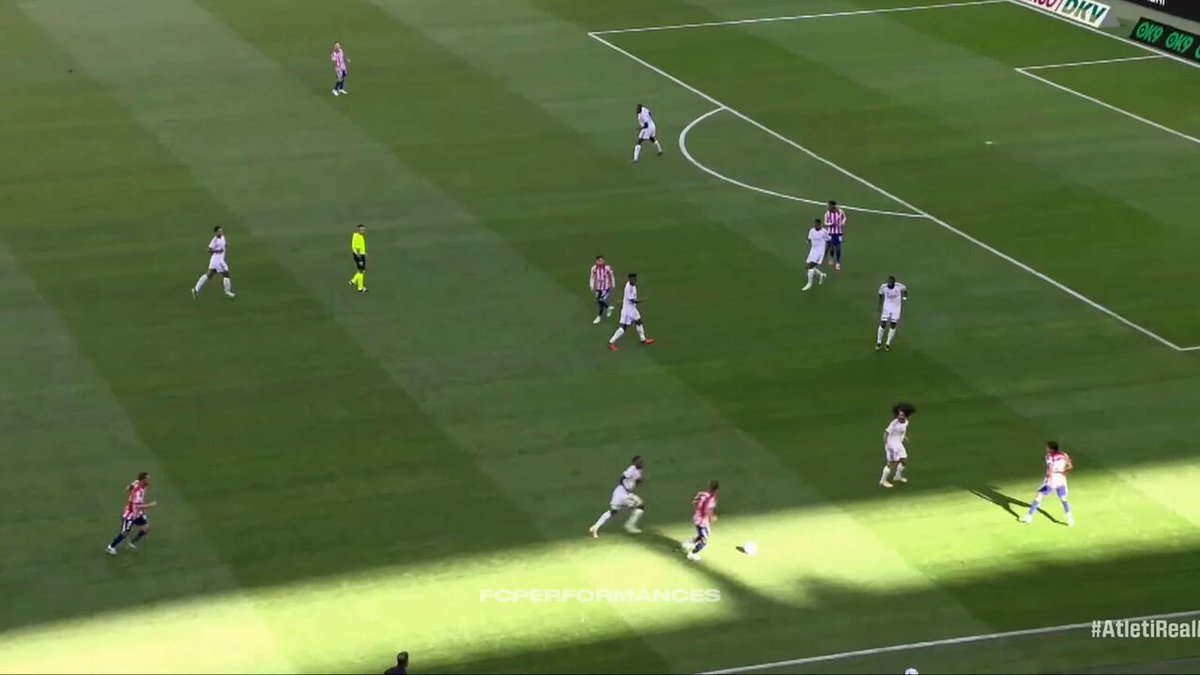 Atletico Madrid attacks vs Real Madrid