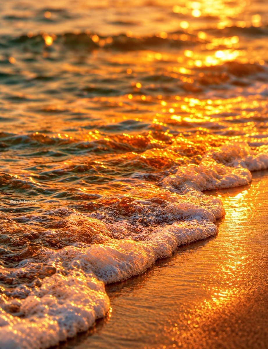 Golden hour seascape at sunset (photo 2 of 2)