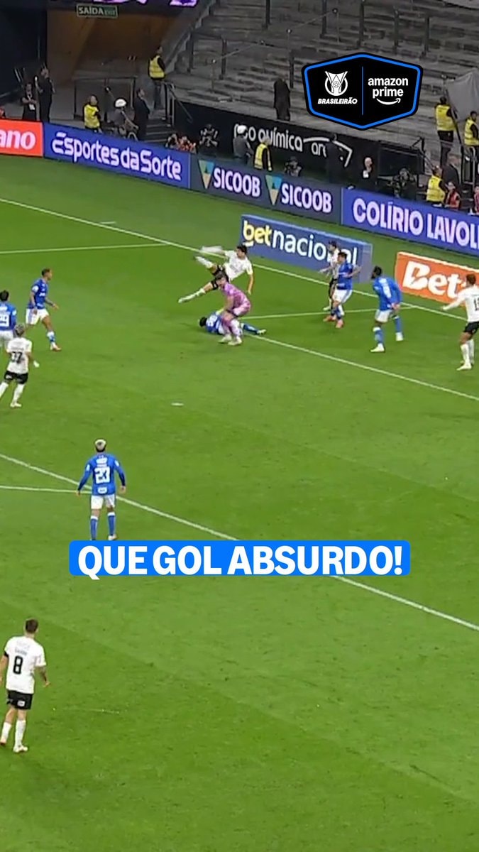 Gustavo Henrique volleys goal Brasileirão