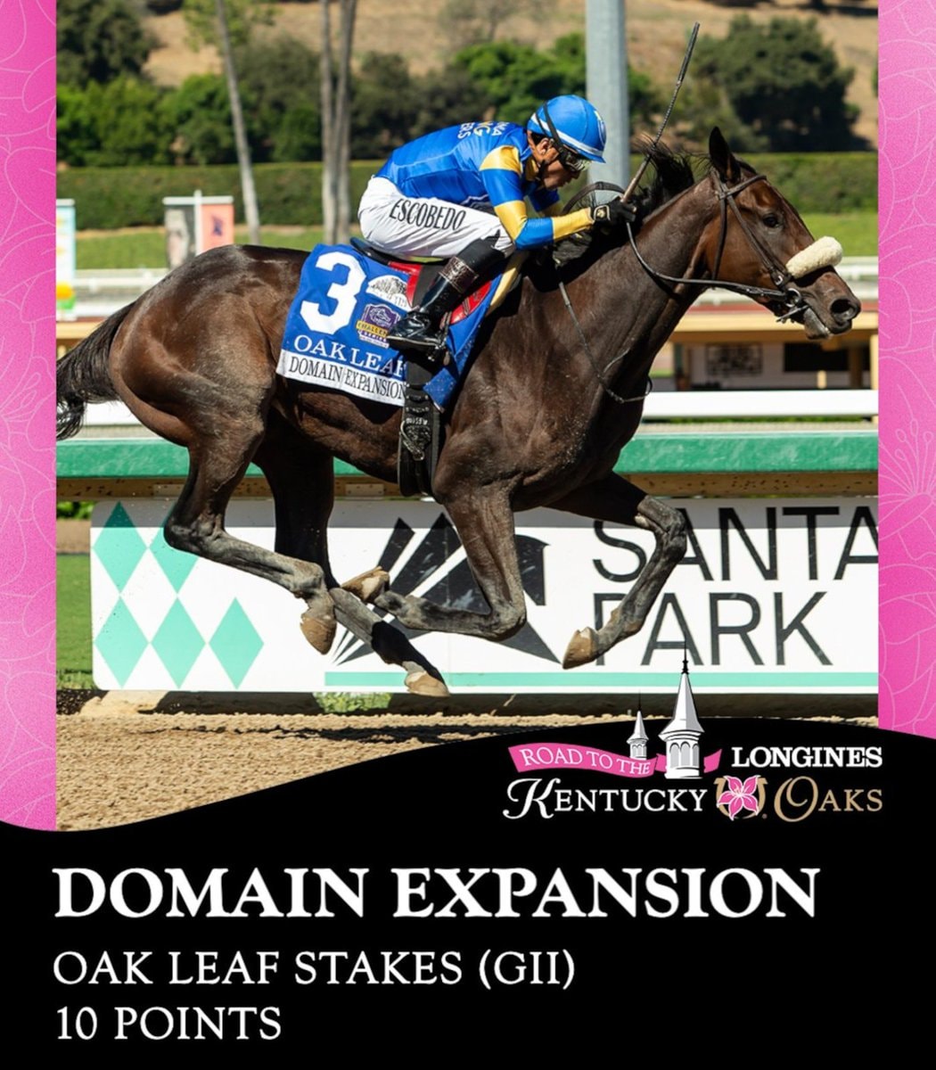 Domain Expansion wins Oak Leaf Stakes Domain Expansion wins Oak Leaf Stakes