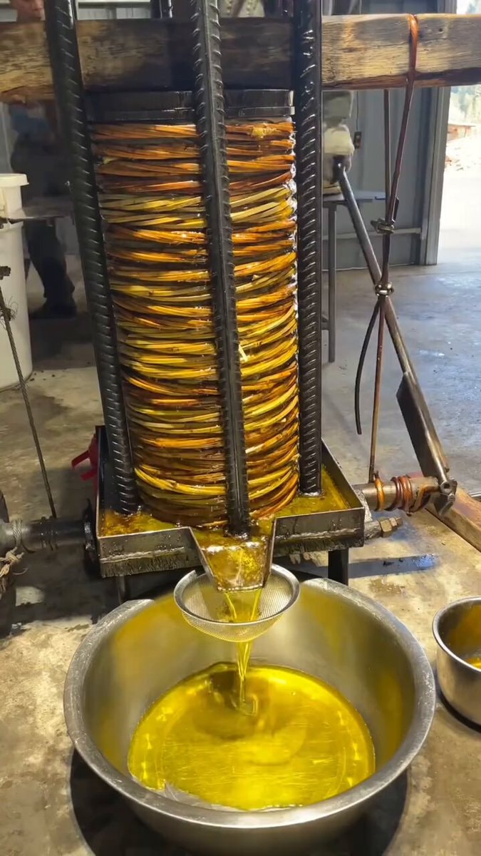 Oil pressing technique