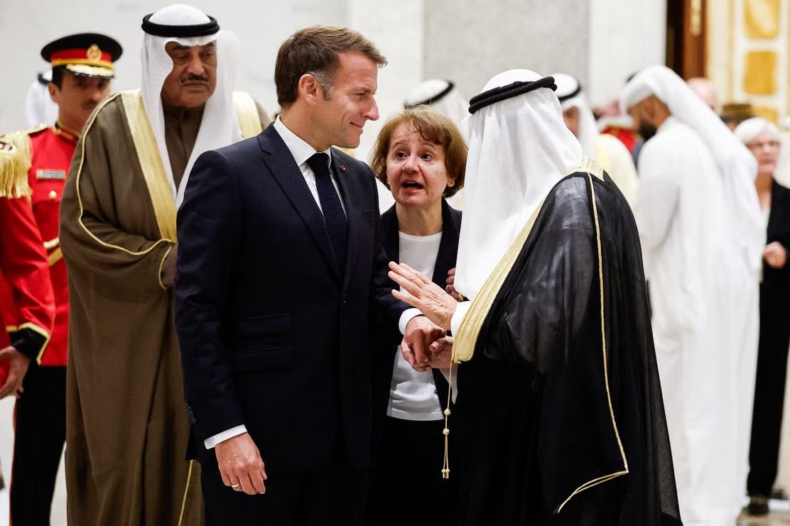Macron Gulf trip amid France unrest
