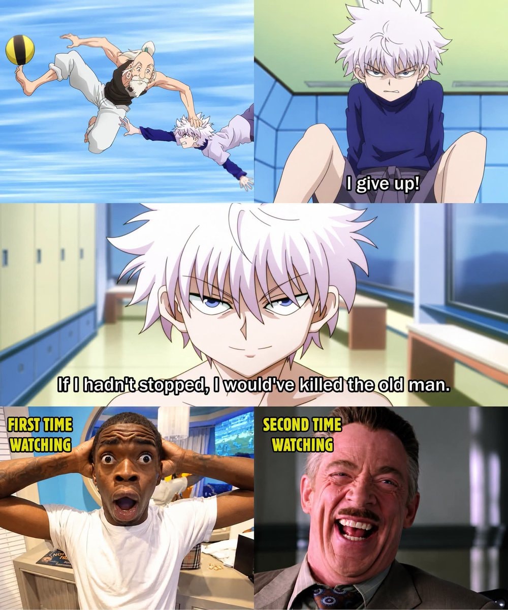 Killua reaction meme