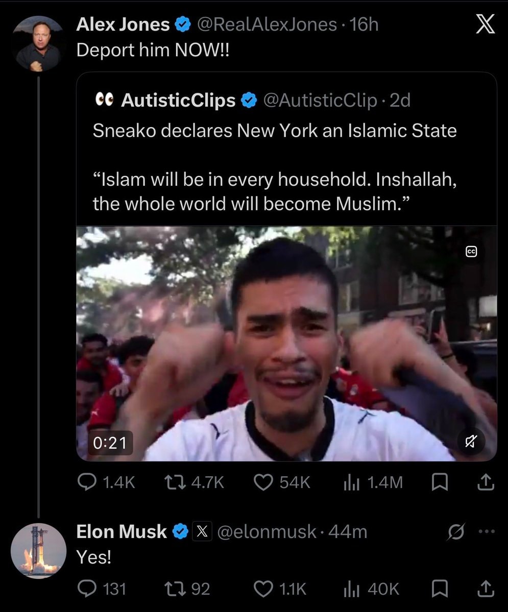 Sneako deportation Elon Musk Alex Jones
