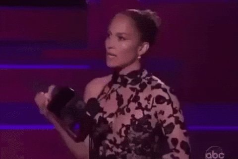 Woman on stage with Dune news