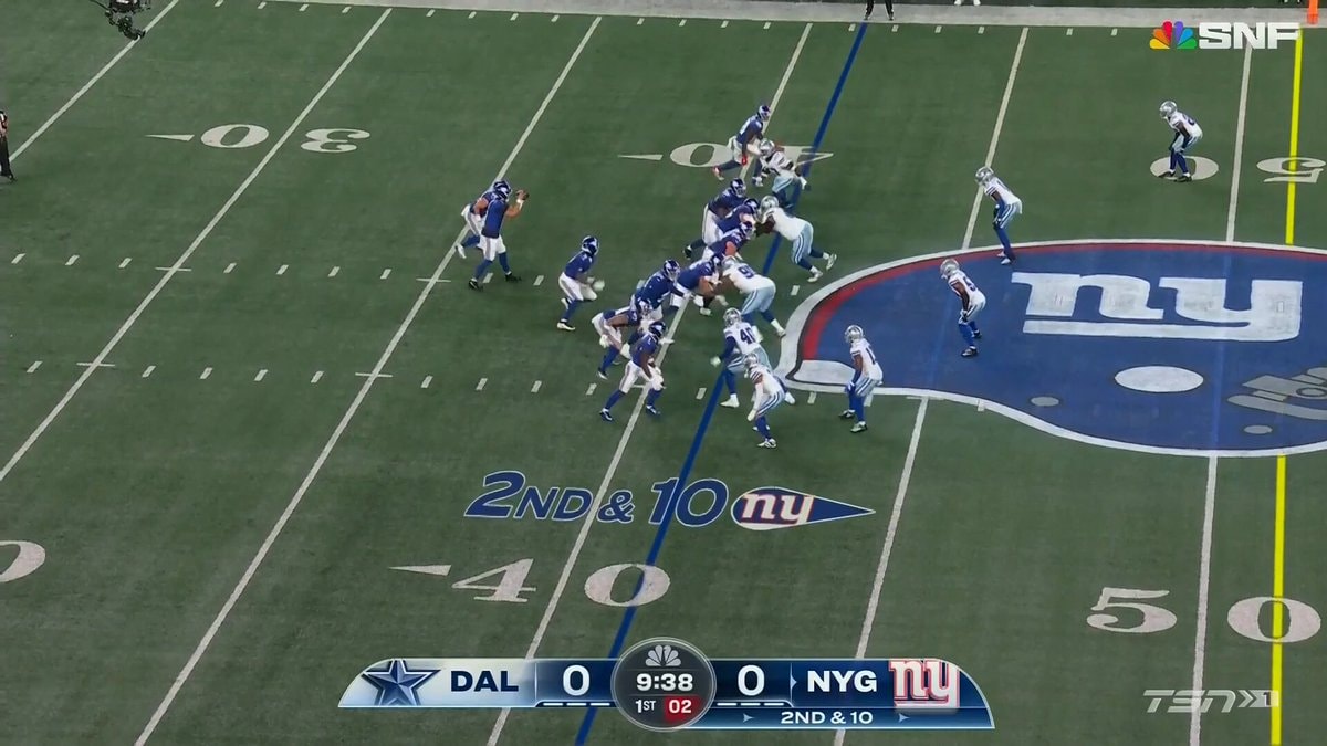 Cowboys Giants Jaxson Dart scuffle