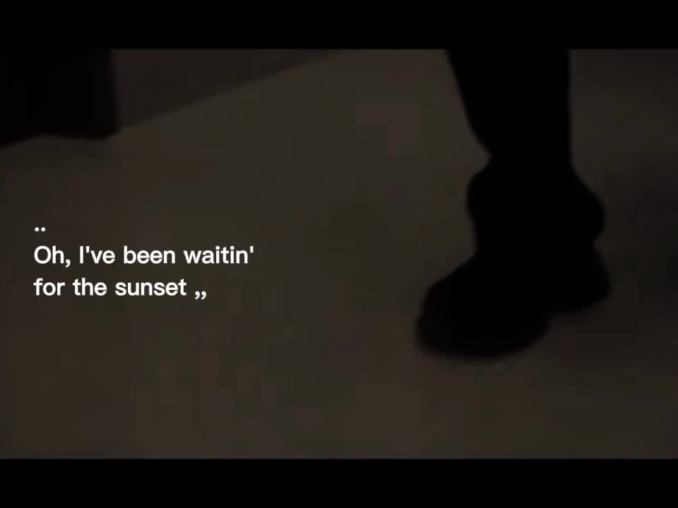sunset waiting mood