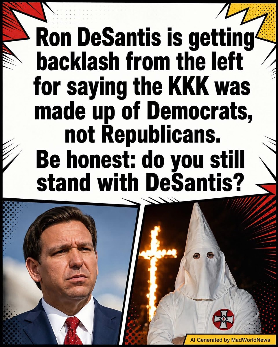Ron DeSantis and KKK member Ron DeSantis and KKK member