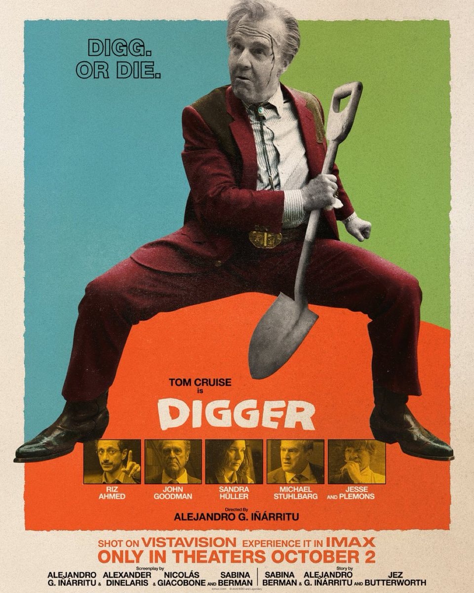 DIGGER Tom Cruise poster DIGGER Tom Cruise poster