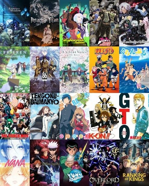 Top 50 greatest anime series ranking