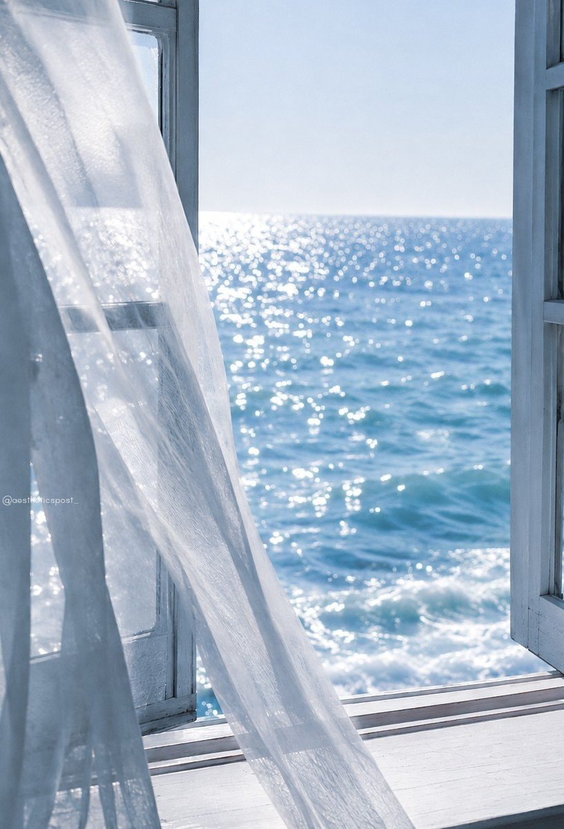 ocean view through window ocean view through window