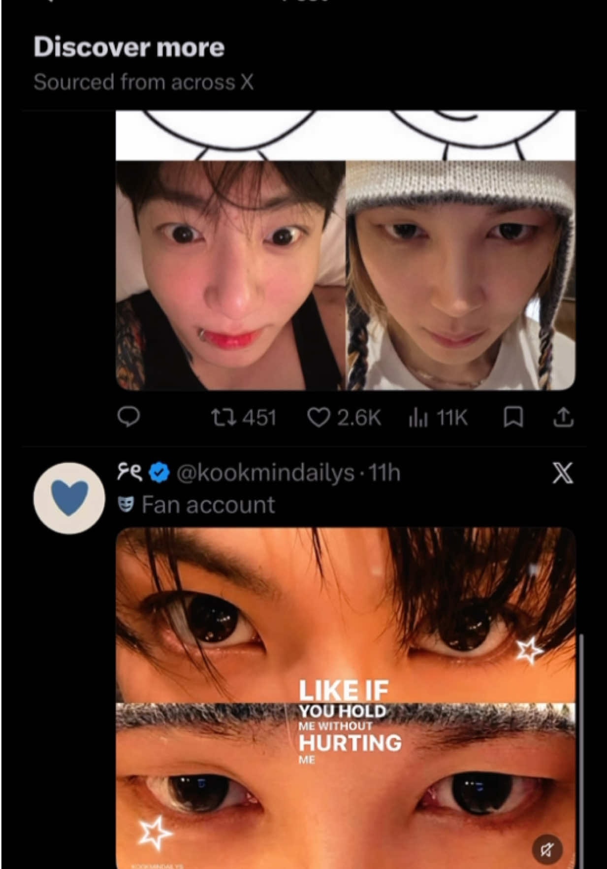 Jungkook and Jimin candid moment