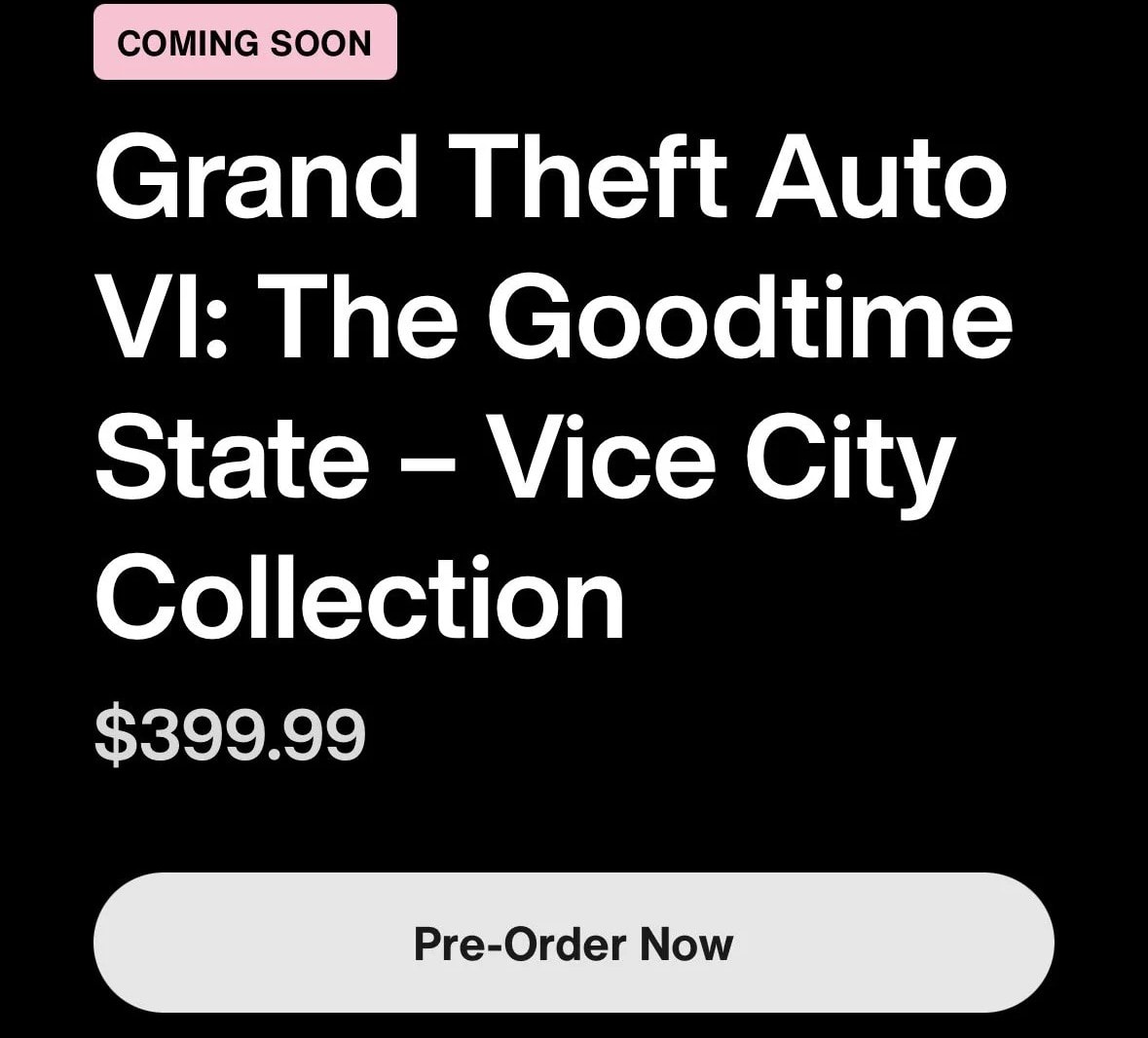 GTA 6 Goodtime State Collection pricing critique