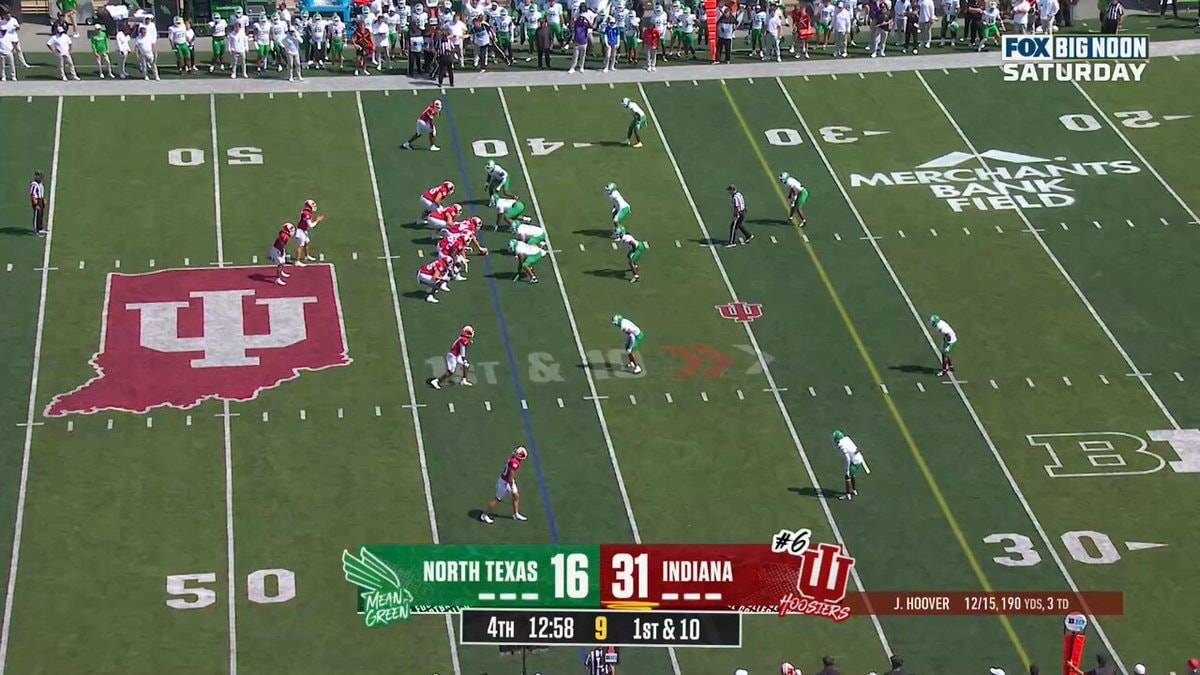 Josh Hoover fourth touchdown Indiana