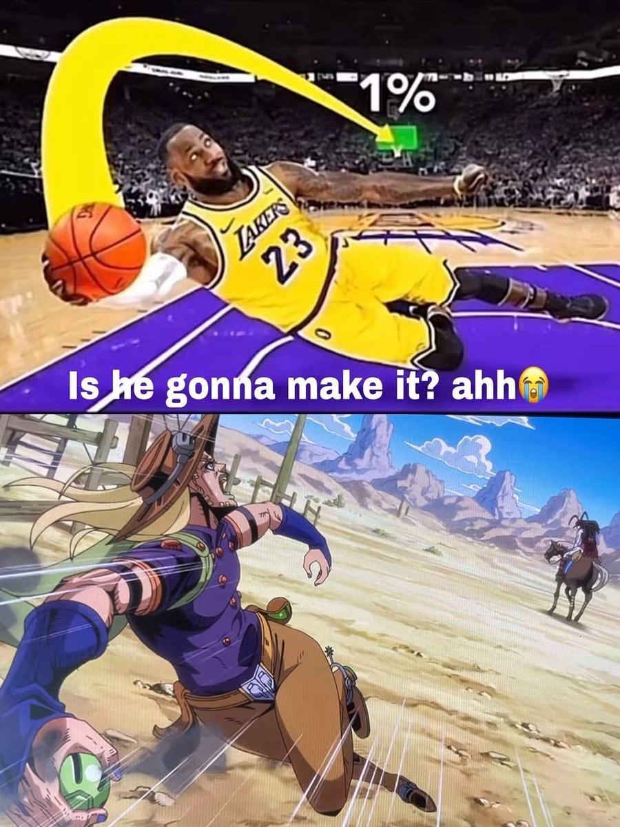 LeBron James 1% shot meme