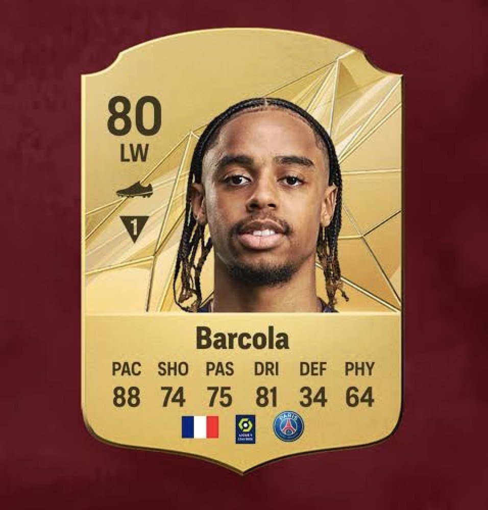 Bradley Barcola PSG €170M valuation