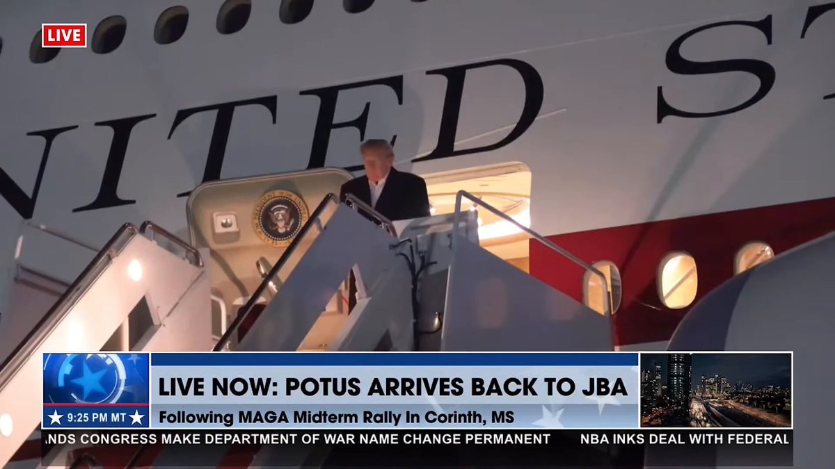 Trump returns to White House after Texas rally