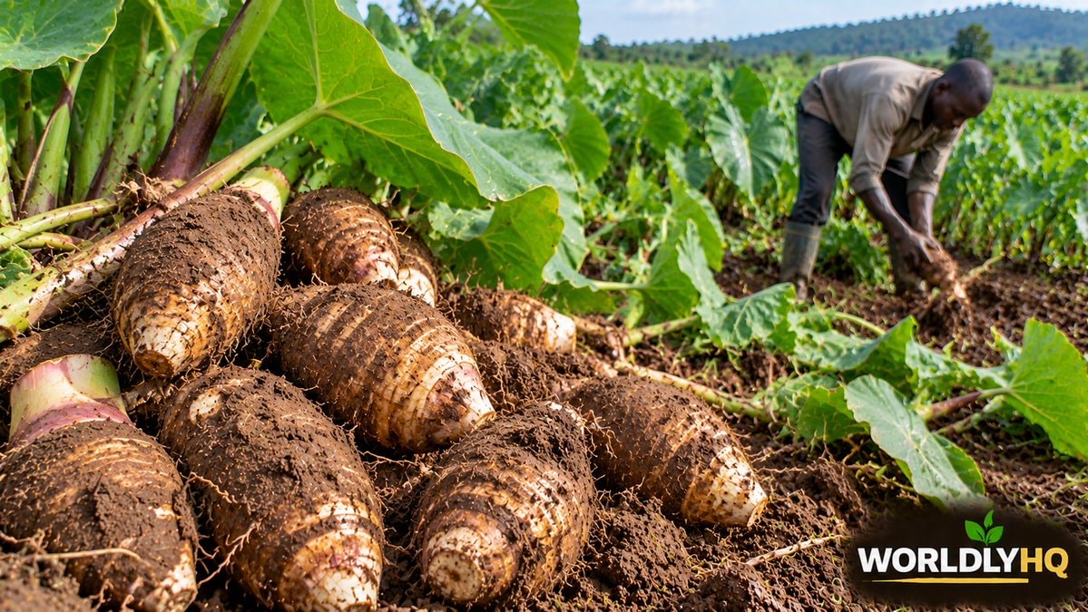 Global taro production rankings 2024