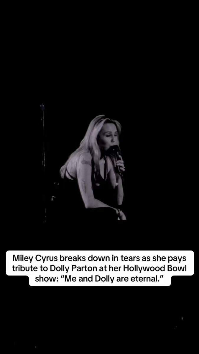 Miley Cyrus tribute to Dolly Parton Miley Cyrus tribute to Dolly Parton