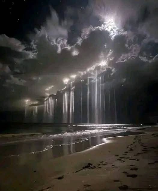 Hatillo Puerto Rico solar rays illusion