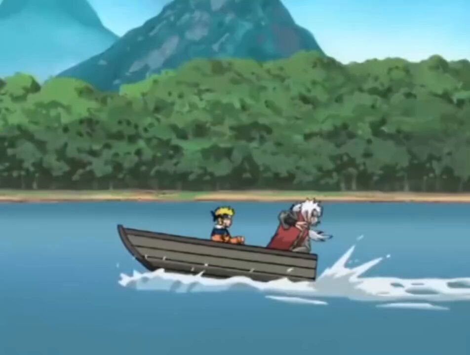 Naruto Jiraiya Rasengan boat engine